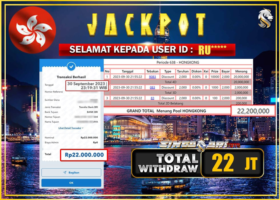 Bukti Pembayaran Singasaritoto