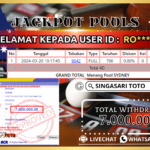 Jackpot Togel Sydney Rp 7.000.000 – LUNAS