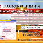 Jackpot Togel Hongkong Rp 11.400.000 – LUNAS